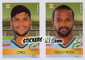 Figurina Ciro / Diego Rosa - Campeonato Brasileiro 2015 - Panini