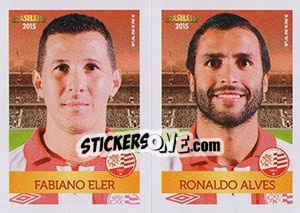 Cromo Fabiano Eler / ronaldo Alves - Campeonato Brasileiro 2015 n. 400 - Panini