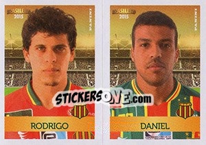 Sticker Rodrigo / daniel - Campeonato Brasileiro 2015 n. 423 - Panini