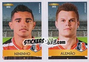 Sticker Nininho / Alemão - Campeonato Brasileiro 2015 - Panini