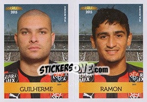 Sticker Guilherme / Ramon - Campeonato Brasileiro 2015 n. 436 - Panini