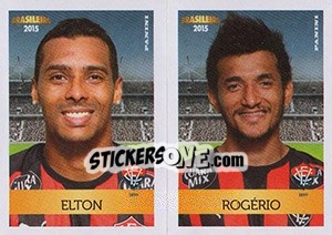 Sticker Elton / Rogério - Campeonato Brasileiro 2015 n. 440 - Panini