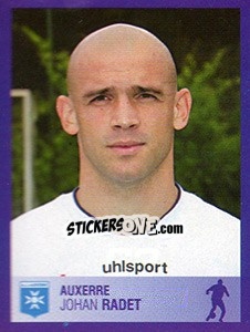 Sticker Johan Radet - FOOT 2005-2006 n. 62 - Panini
