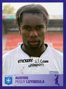 Sticker Peguy Luyindula - FOOT 2005-2006 - Panini