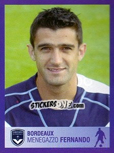 Sticker Menegazzo Fernando - FOOT 2005-2006 n. 90 - Panini