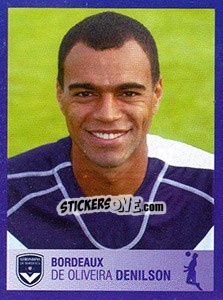 Sticker De Oliveira Denilson - FOOT 2005-2006 n. 95 - Panini
