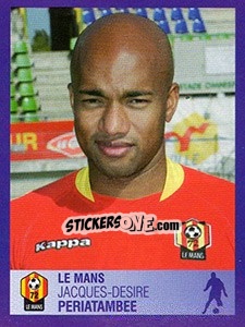 Sticker Jacques-Désiré Periatambee - FOOT 2005-2006 - Panini