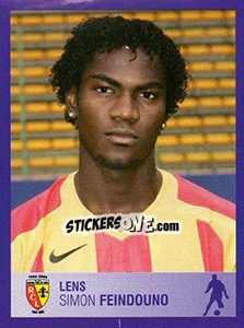 Cromo Simon Feindouno - FOOT 2005-2006 n. 132 - Panini