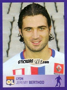 Sticker Jérémy Berthod - FOOT 2005-2006 - Panini