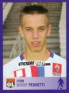 Sticker Benoît Pedretti - FOOT 2005-2006 - Panini