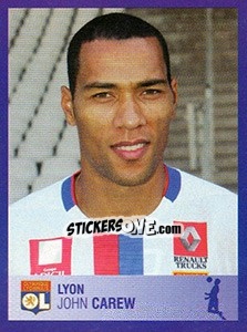 Sticker John Carew - FOOT 2005-2006 n. 180 - Panini