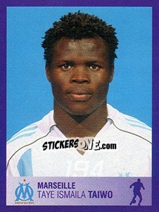 Cromo Taye Ismalia Taiwo - FOOT 2005-2006 - Panini