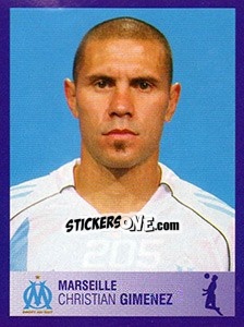 Sticker Christian Gimenez - FOOT 2005-2006 - Panini