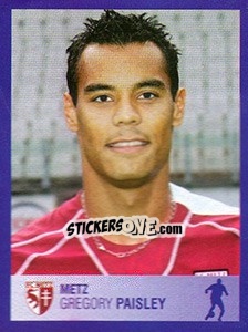 Sticker Grégory Paisley - FOOT 2005-2006 - Panini