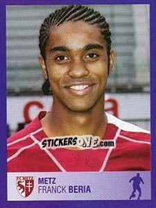 Sticker Franck Beria - FOOT 2005-2006 n. 218 - Panini