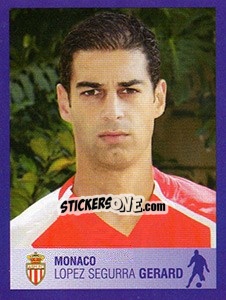 Sticker Lopez Segurra Gerard - FOOT 2005-2006 - Panini