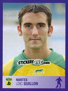 Figurina Loïc Guillon - FOOT 2005-2006 n. 278 - Panini