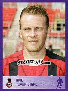 Sticker Yoann Bigne - FOOT 2005-2006 n. 308 - Panini