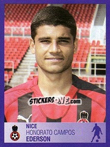 Sticker Honorato Campos Ederson - FOOT 2005-2006 n. 310 - Panini