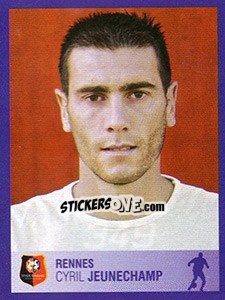 Sticker Cyril Jeunechamp - FOOT 2005-2006 n. 349 - Panini