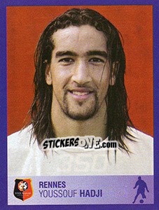 Sticker Youssouf Hadji - FOOT 2005-2006 n. 350 - Panini
