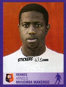 Sticker Arnold Mvuemba Makengo - FOOT 2005-2006 n. 355 - Panini