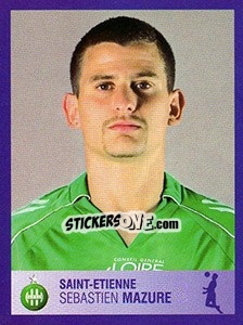 Cromo Sébastien Mazure - FOOT 2005-2006 - Panini