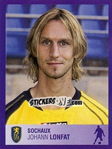 Sticker Johann Lonfat - FOOT 2005-2006 - Panini