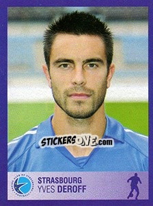 Sticker Yves Deroff - FOOT 2005-2006 n. 411 - Panini