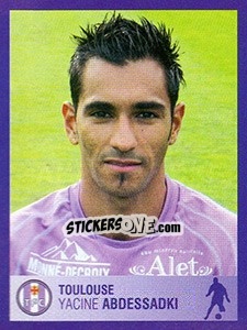 Sticker Yacine Abdessadki - FOOT 2005-2006 n. 438 - Panini