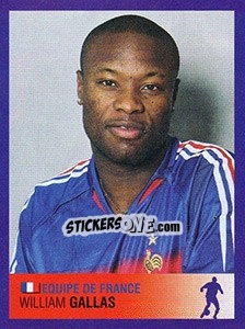 Sticker William Gallas - FOOT 2005-2006 n. 542 - Panini