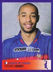 Sticker Thierry Henry - FOOT 2005-2006 n. 548 - Panini