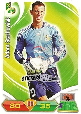 Sticker Adam Stachowiak - T-Mobile Ekstraklasa 2012-2013. Adrenalyn XL n. 1 - Panini