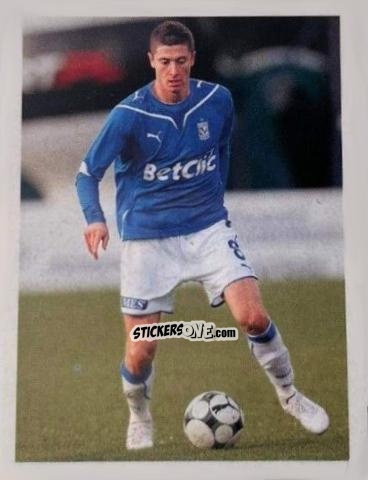 Cromo Robert Lewandowski - Ekstraklasa 2009-2010 n. 10 - Panini