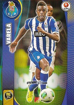 Figurina Silvestre Varela - Megacraques 2013-2014 n. 32 - Panini