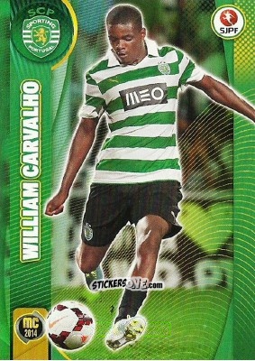 Sticker William Carvalho - Megacraques 2013-2014 n. 45 - Panini