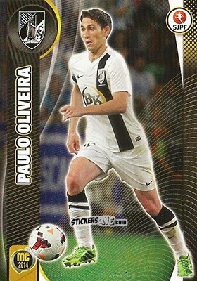 Sticker Paulo Oliveira - Megacraques 2013-2014 n. 125 - Panini
