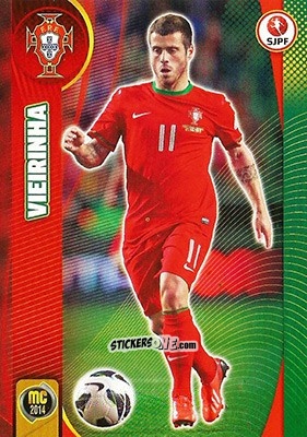 Sticker Vieirinha - Megacraques 2013-2014 n. 180 - Panini