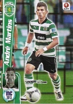 Sticker André Martins - Megacraques 2012-2013 n. 66 - Panini