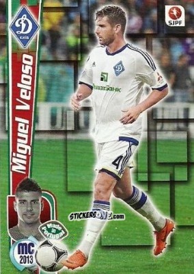 Sticker Miguel Veloso - Megacraques 2012-2013 n. 156 - Panini