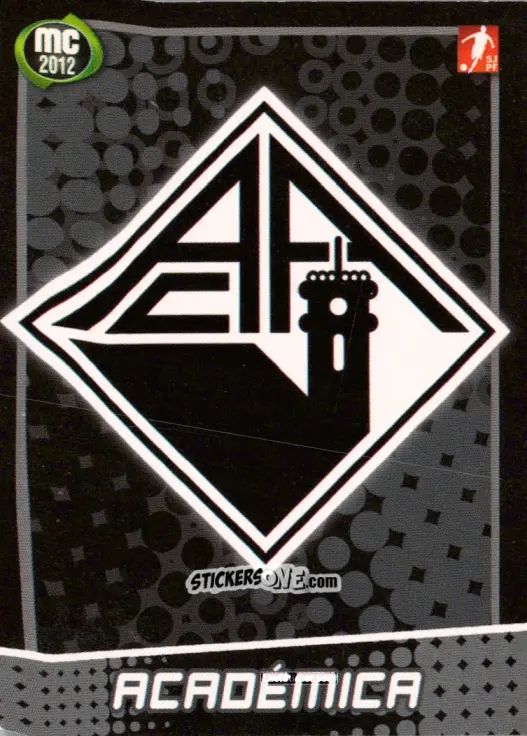 Sticker Académica - Megacraques 2011-2012 n. 1 - Panini