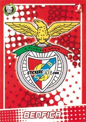 Sticker Benfica - Megacraques 2011-2012 n. 3 - Panini