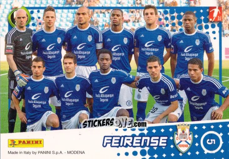 Cromo Feirense - Megacraques 2011-2012 n. 5 - Panini