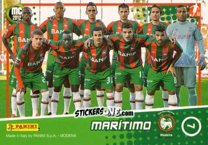 Sticker Marítimo - Megacraques 2011-2012 n. 7 - Panini