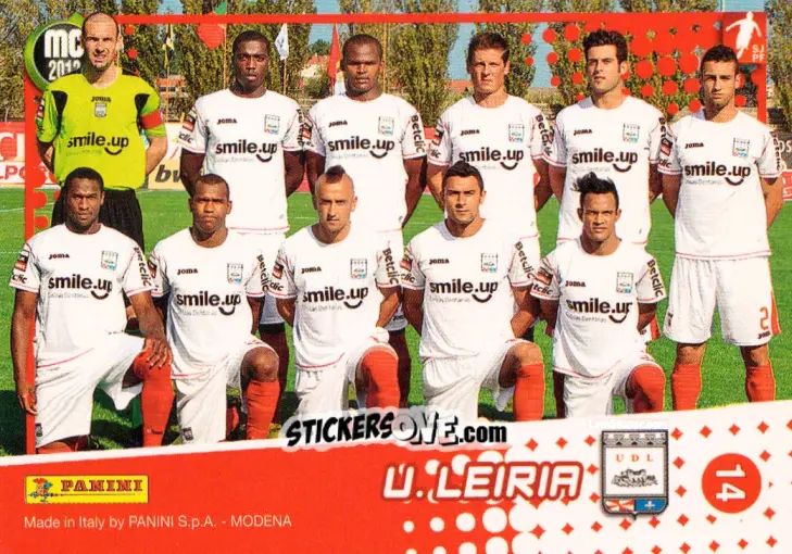 Sticker União De Leiria - Megacraques 2011-2012 n. 14 - Panini