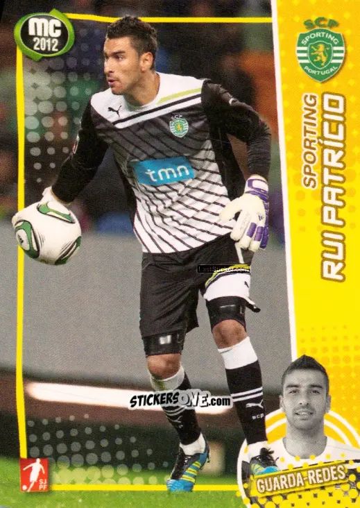 Sticker Rui Patrício - Megacraques 2011-2012 n. 25 - Panini