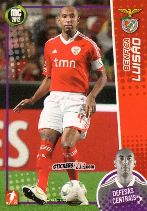 Sticker Luisão - Megacraques 2011-2012 n. 39 - Panini
