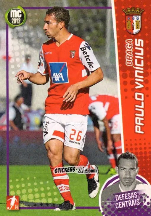 Sticker Paulo Vinicius - Megacraques 2011-2012 n. 42 - Panini