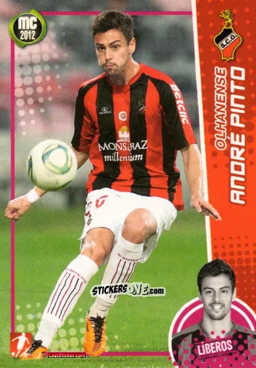 Sticker André Pinto - Megacraques 2011-2012 n. 46 - Panini