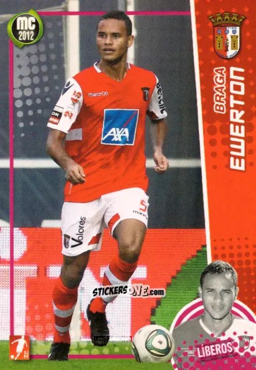 Sticker Ewerton - Megacraques 2011-2012 n. 48 - Panini